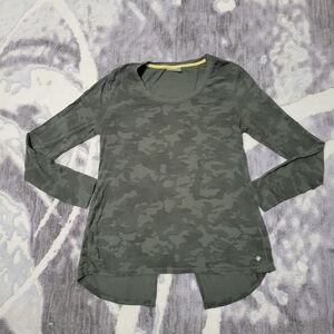 Shambhala Camo Long Sleeve Women's Top Size S